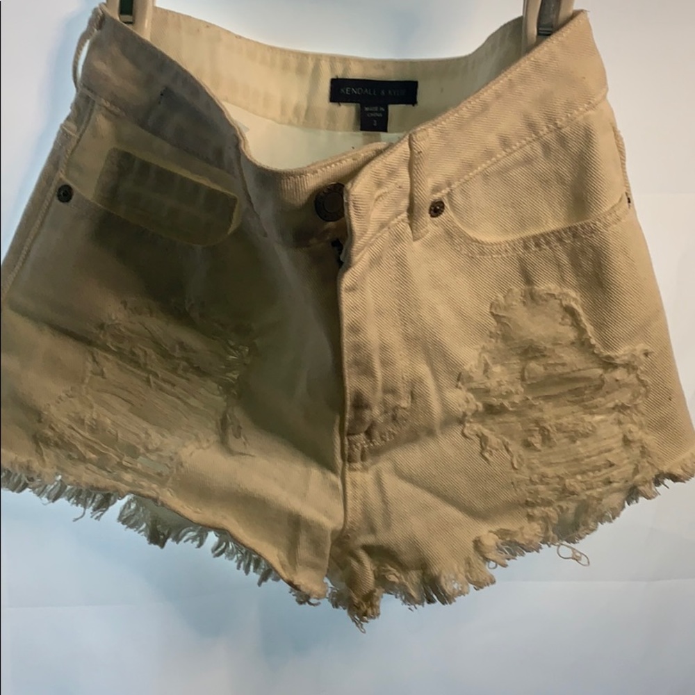 Ripped white short